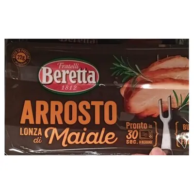 Beretta sliced roasted pork loin, 100 g