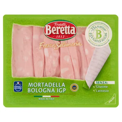Beretta sliced Mortadella Bologna PGI, 120 g