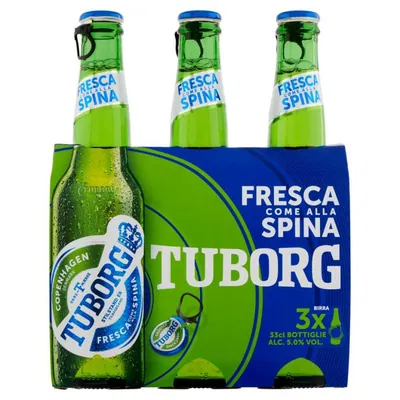 Tuborg пиво, 3 × 0,33 л, 5%