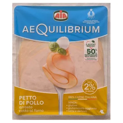 AIA Aequilibrium куриное филе запечённое нарезка, 130 г