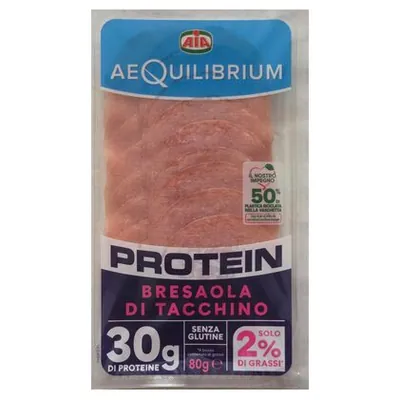 AIA Aequilibrium брезаола из индейки нарезка, 80 г
