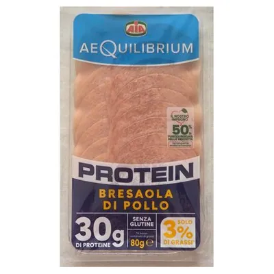 AIA Aequilibrium брезаола из куриного филе нарезка, 80 г
