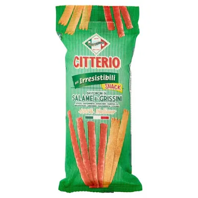 Citterio Хлебные палочки с мини-салями, 40 г