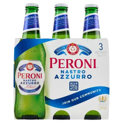 Nastro Azzurro пиво, 3 × 0,33 л, 5,1%