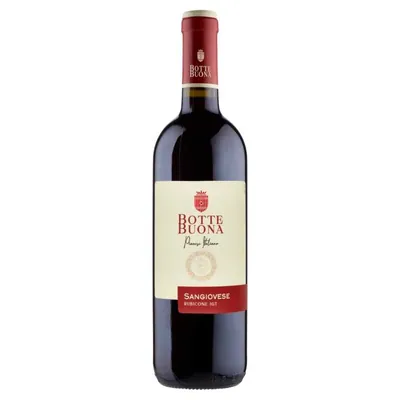 BotteBuona Вино красное сухое Sangiovese Rubicone IGT, 0,75 л, 11%