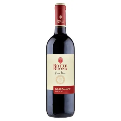 BotteBuona Вино красное сухое Negramaro Salento IGT, 0,75 л, 12%