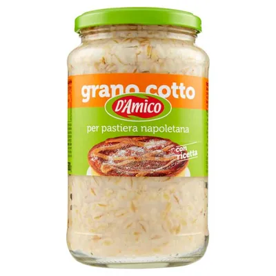 D'Amico Вареная пшеница для пастьеры, 580 г