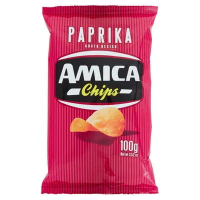 Amica Chips Paprika potato chips, 100 g