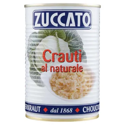 Zuccato natural sauerkraut, 425 g