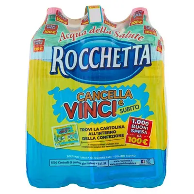 Rocchetta Acqua Naturale негазированная питьевая вода, 1,5 л