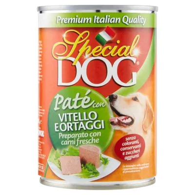 Special Dog Паштет с телятиной и овощами, 400 г