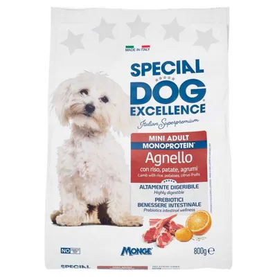 Monge Special Dog Excellence монопротеиновый влажный корм для взрослых мини-собак с ягненком, 80 г