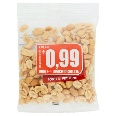 Euro Company salted peanuts, 100 g