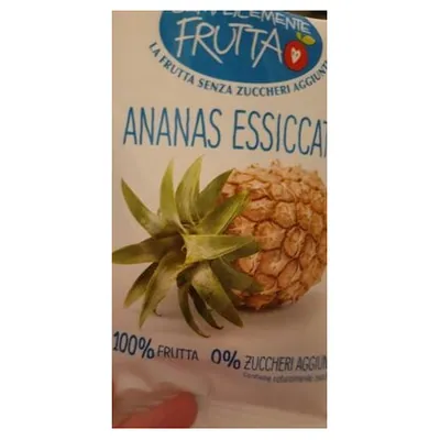 EuroCompany natural dried pineapple, 25 g