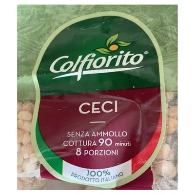 Colfiorito peeled chickpeas, 400 g