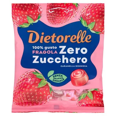 Dietorelle Мягкие конфеты со вкусом клубники, 70 г