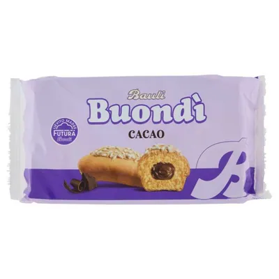 Buondì Motta с начинкой из какао, 6 шт., 258 г