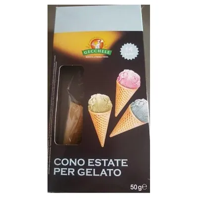 Gecchele вафельные рожки для мороженого Cono Estate, 14 шт.