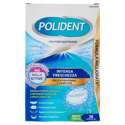 Polident Triple Freshness cleaning tablets, 36 pcs