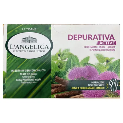 L'Angelica purifying herbal tea, 18 tea bags