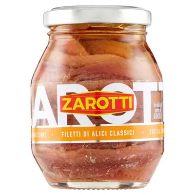 Zarotti Анчоусы в подсолнечном масле, 140 г