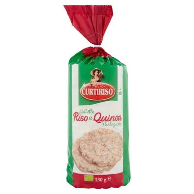 Curtiriso Биологические хлебцы из риса и киноа, 130 г