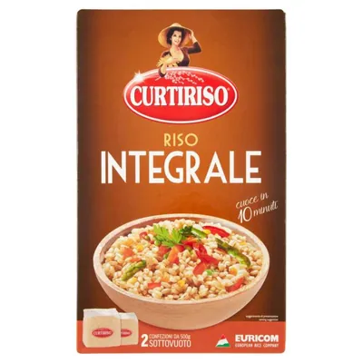 Curtiriso Curtiriso Riso Integrale brown rice, 2 pcs. × 500 g
