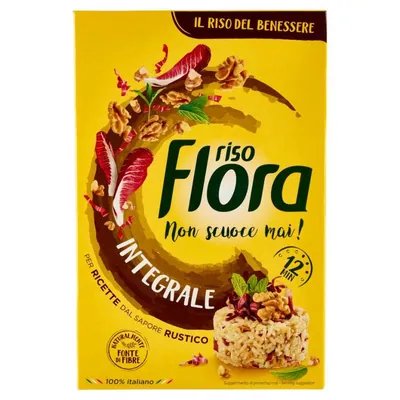 Flora Рис бурый Riso Flora Integrale, 1 кг