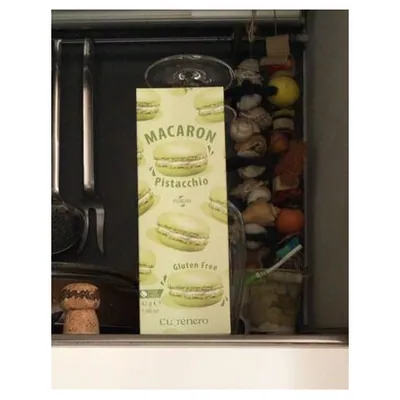 Cuorenero пирожные макарон со вкусом фисташки, 3 шт.
