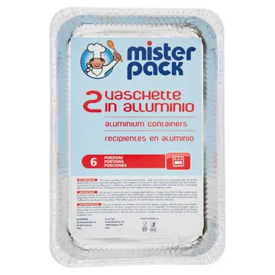 Mister Pack Контейнеры алюминиевые, 6 порций