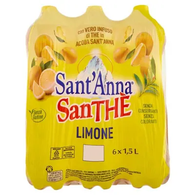 Sant'Anna Саньетэ Холодный чай со вкусом лимона, ПЭТ, 1,5 л