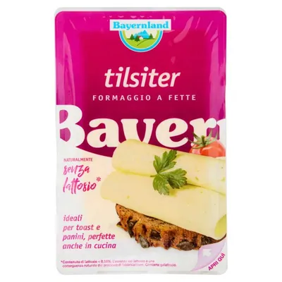 Bayernland Tilsiter Cheese Slices Lactose-Free, 100 g