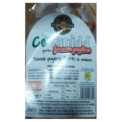 Apulia Food focaccia-style taralli, 300 g