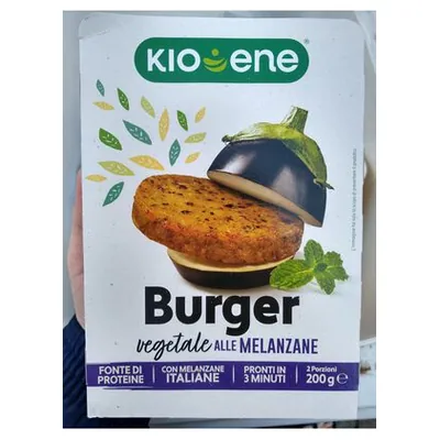 Kioene eggplant veggie burger, 200 g