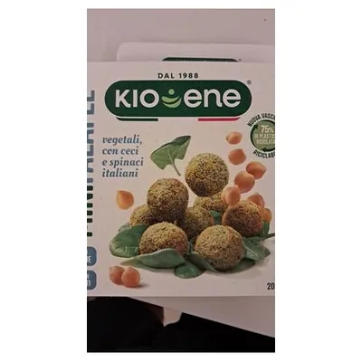 Kioene chickpea and spinach mini falafel, 200 g