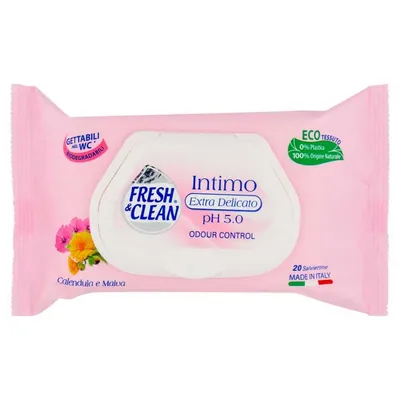 Fresh & Clean влажные салфетки для снятия макияжа, 12 шт