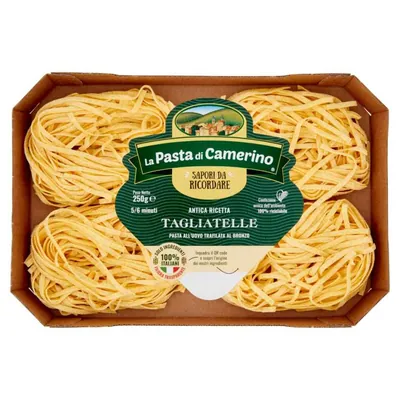 La Pasta di Camerino Tagliatelle all’Uovo Trafilata al Bronzo, 250 g