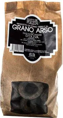 Naturpuglia Таралли из жженой муки Grano Arso, 200 г