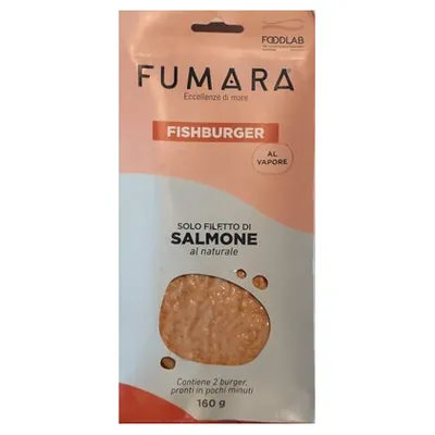 Foodlab Fumara salmon fillet fishburgers, 2x80 g