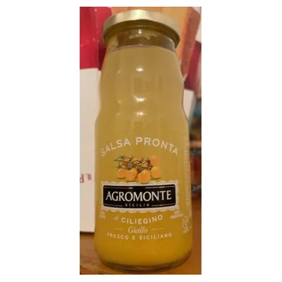 Agromonte yellow cherry tomato sauce, 360 g