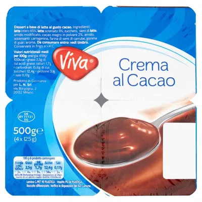 Cocoa cream, 4 × 125 g