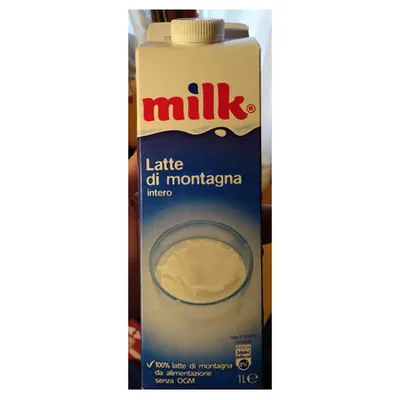 Milk горное молоко цельное, 1 л