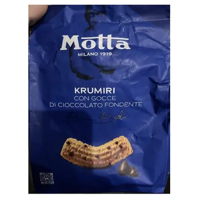 Motta Krumiri cookies with chocolate drops, 290 g