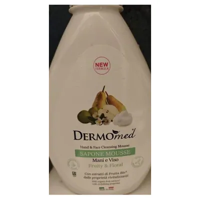 Dermomed fruit and flowers cream soap mousse, 500 ml