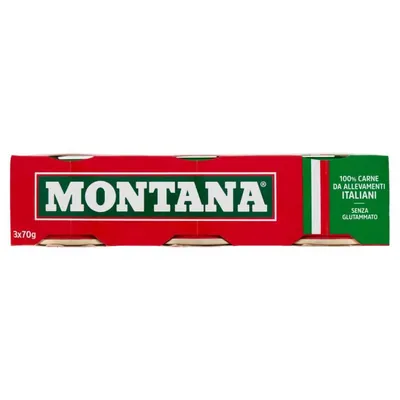 Montana мясо отварное, 3 шт. × 70 г