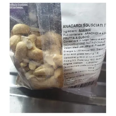 Ciavolino roasted cashews, 200 g