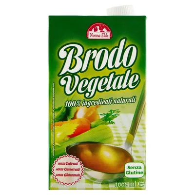 Ready-to-use vegetable broth gluten free glutamate free, 1 l