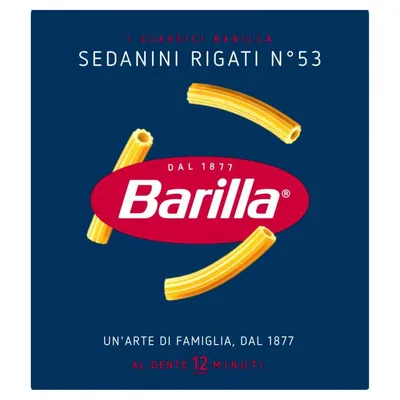 Barilla Sedanini Rigati n.53, 500 г