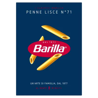 Barilla Penne Lisce n.71, 500 г