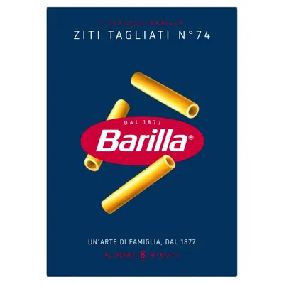 Barilla Ziti Tagliati n.74, 500 г